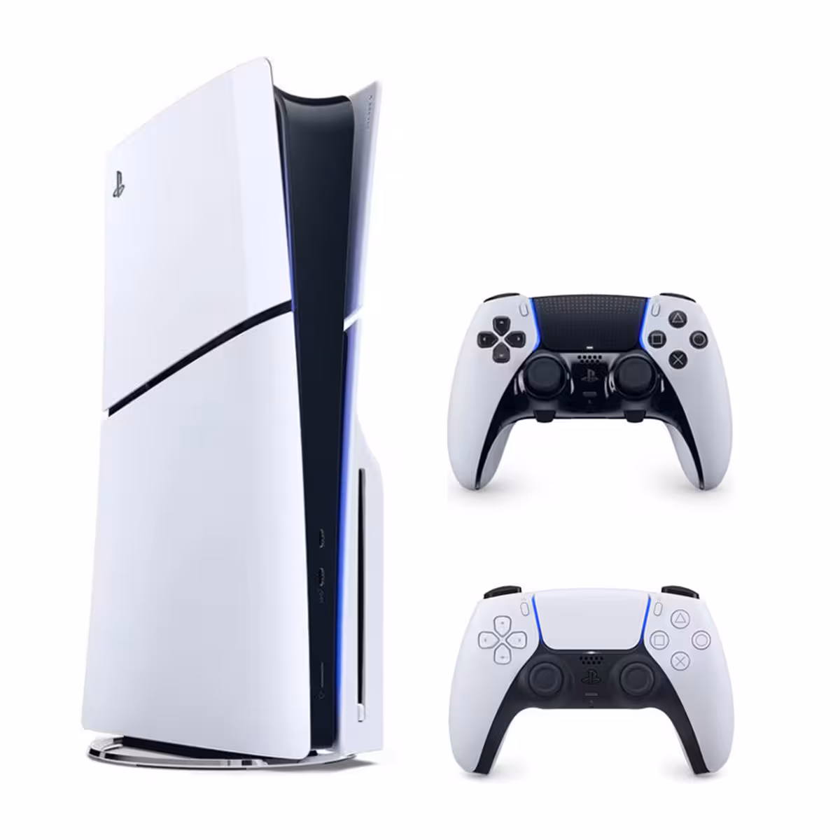 پلی استیشن 5 اسلیم دیسک خور اروپا سفید 1 ترابایت   DualSense Edge