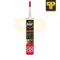 چسب سیلیکون حرارتی واشرساز سلسیل 08 قرمز Selsil Silicone
