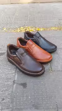 کفش مردانه طبی کلارک تمام چرم کد 2790