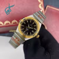 خرید ساعت زنانه امگا کانسلیشن موتور ژاپن کیفیت عالی رنگ ثابت کد 1922254 - ردگل