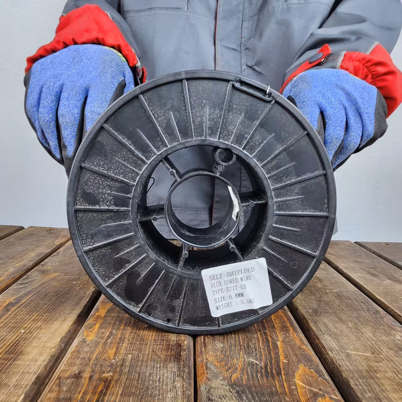 سیم قرقره تو پودری 5 کیلویی CO2 نمره 0.8 اینتی مکس مدل INT-5KG