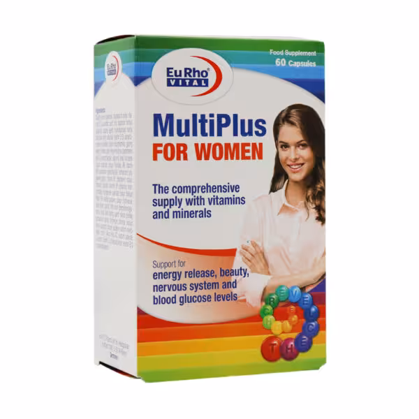 کپسول مولتی پلاس بانوان یوروویتال 60 عددی