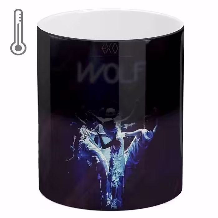 خرید ماگ-لیوان  حرارتی آبنبات رنگی  EXO - Wolf کد MKSA0251