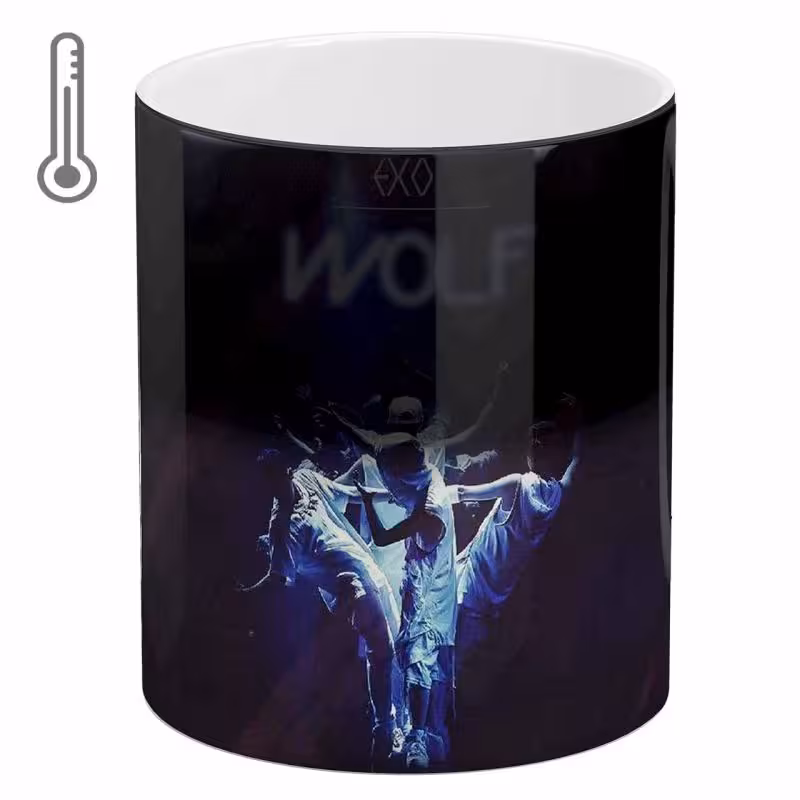 خرید ماگ-لیوان  حرارتی آبنبات رنگی  EXO - Wolf کد MKSA0251