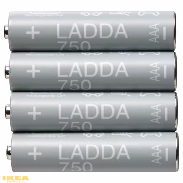باتری قابل شارژ  750mAh مدل LADDA  | برند ایکیا | ارسال 15 الی 20 روز کاری
