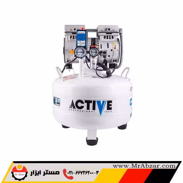 کمپرسور باد 35 لیتری دوسیلندر سایلنت اکتیو AC-133SR