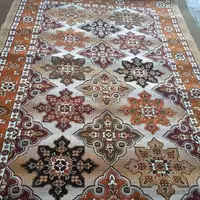 گلیم ماشینی طرح جدید12متری رنگ بژ نقشه کتیبه