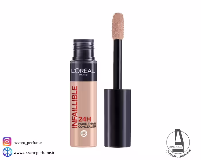 کانسیلر مایع لورآل LOreal سری INFAILLIBLE شماره 323 رنگ cool/Rose حجم 11 میل