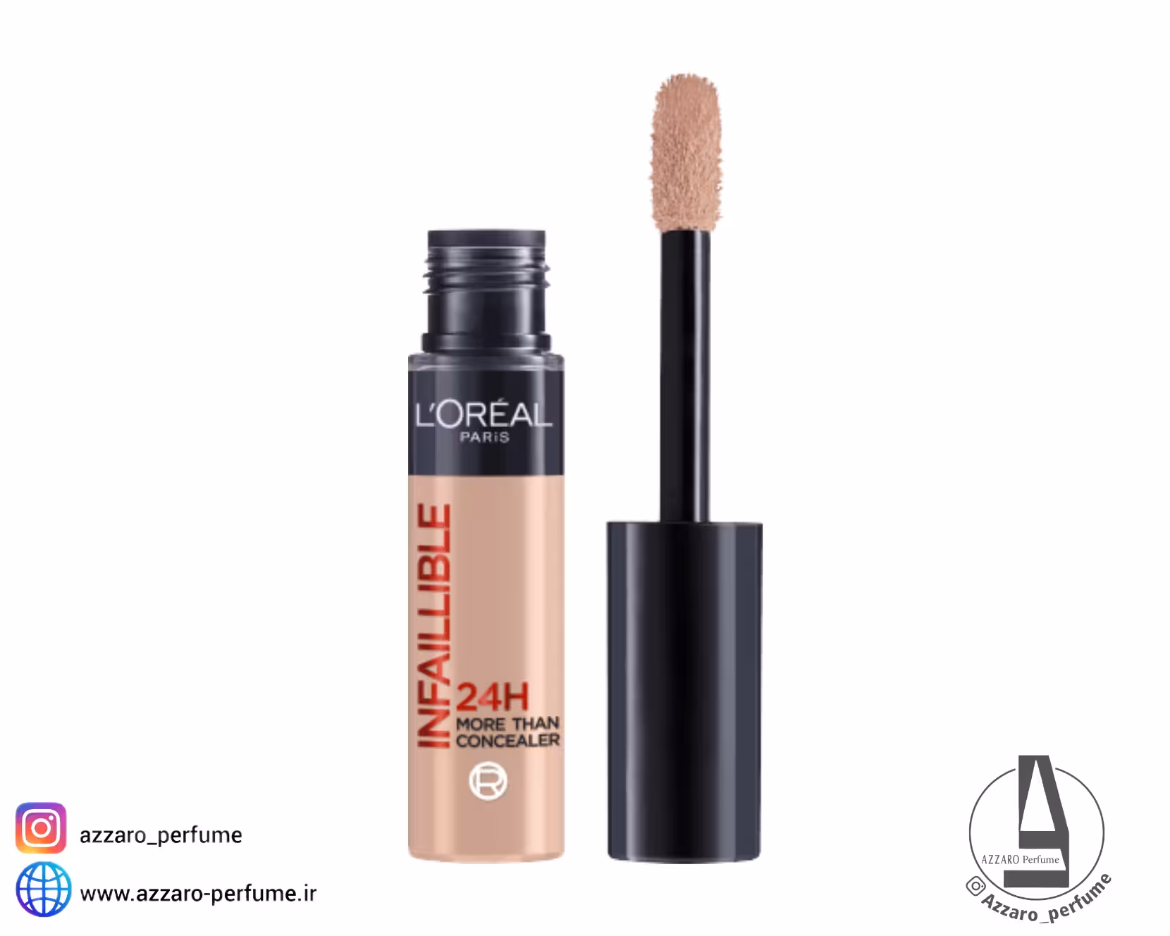 کانسیلر مایع لورآل LOreal سری INFAILLIBLE شماره 323 رنگ cool/Rose حجم 11 میل