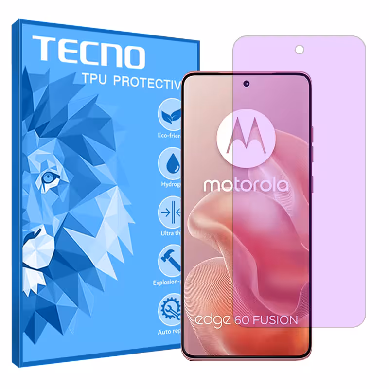 گلس موتورولا Edge 60 Pro مدل هیدروژلی آنتی پرپل برند تکنو کد S
