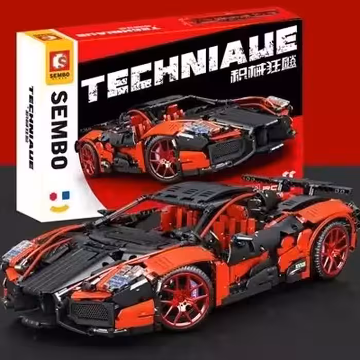 لگو ماشین فراری کنترلی شارژی وارداتی کد701026 دارای1827قطعه