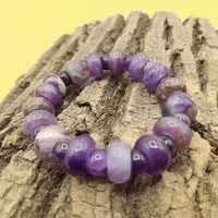 دستبند سنگ آمیتیست کد 310147