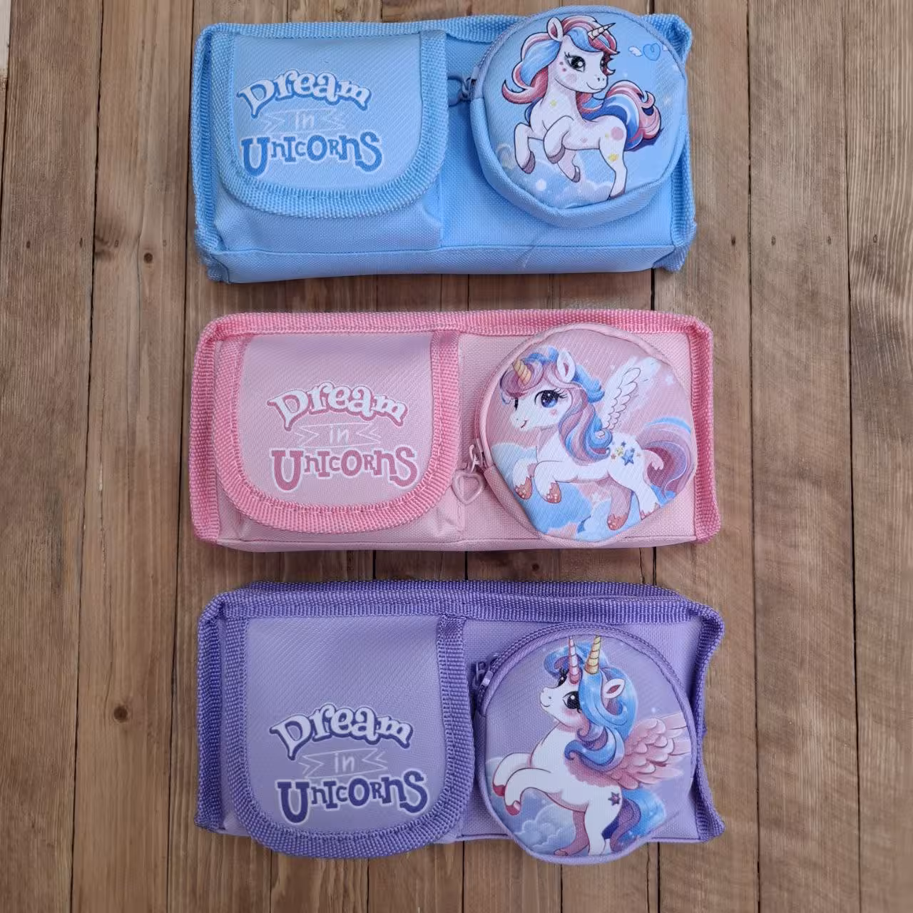 جامدادی 3 قسمتی برزنتی یونیکورن