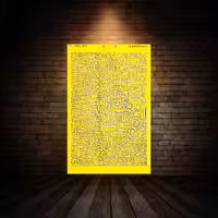 شابلون استنسیل ابعاد 50*35 کد HNC 327