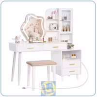 میز آرایش لامپ دار DJ723