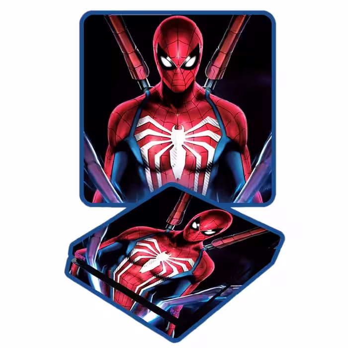 برچسب بدنه کنسول PS4 (GO) طرح مرد عنکبوتی spider man