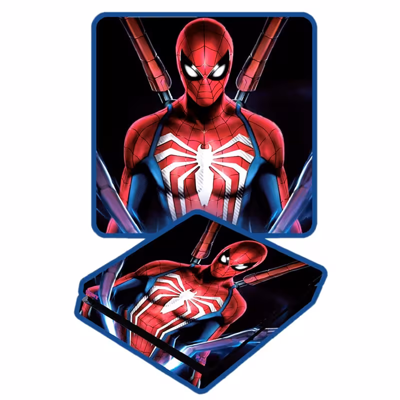 برچسب بدنه کنسول PS4 (GO) طرح مرد عنکبوتی spider man