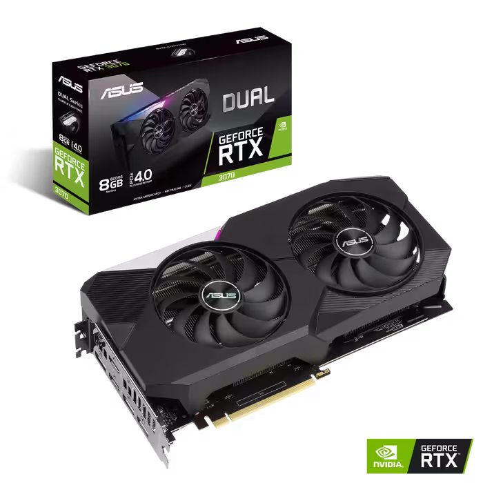 کارت گرافیک ASUS مدل NVIDIA RTX 3070