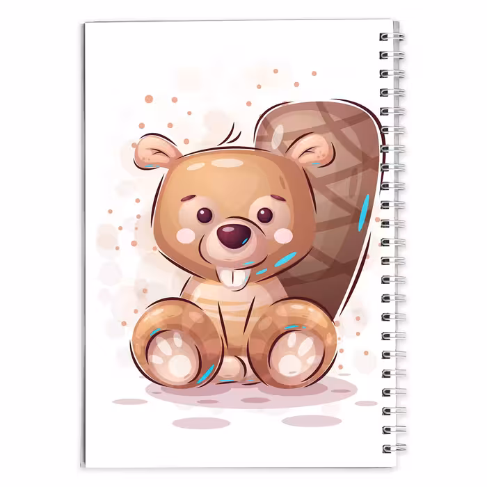 دفتر مشق کارتونی سمور