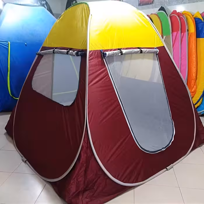 چار مکعبی دارای دو درب بزرگ پشه بندی پارچه بدنه اسکلتی کپی