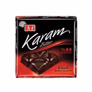 شکلات تخته ای اتی کارام تلخ 54 درصد وزن 60 گرم