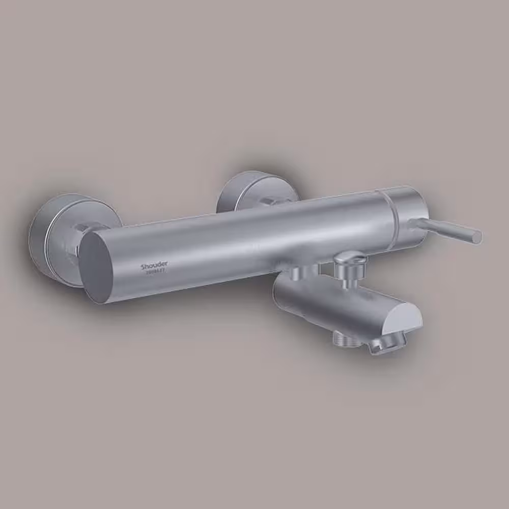 شیر حمام شودر طرح مارینو کروم مات