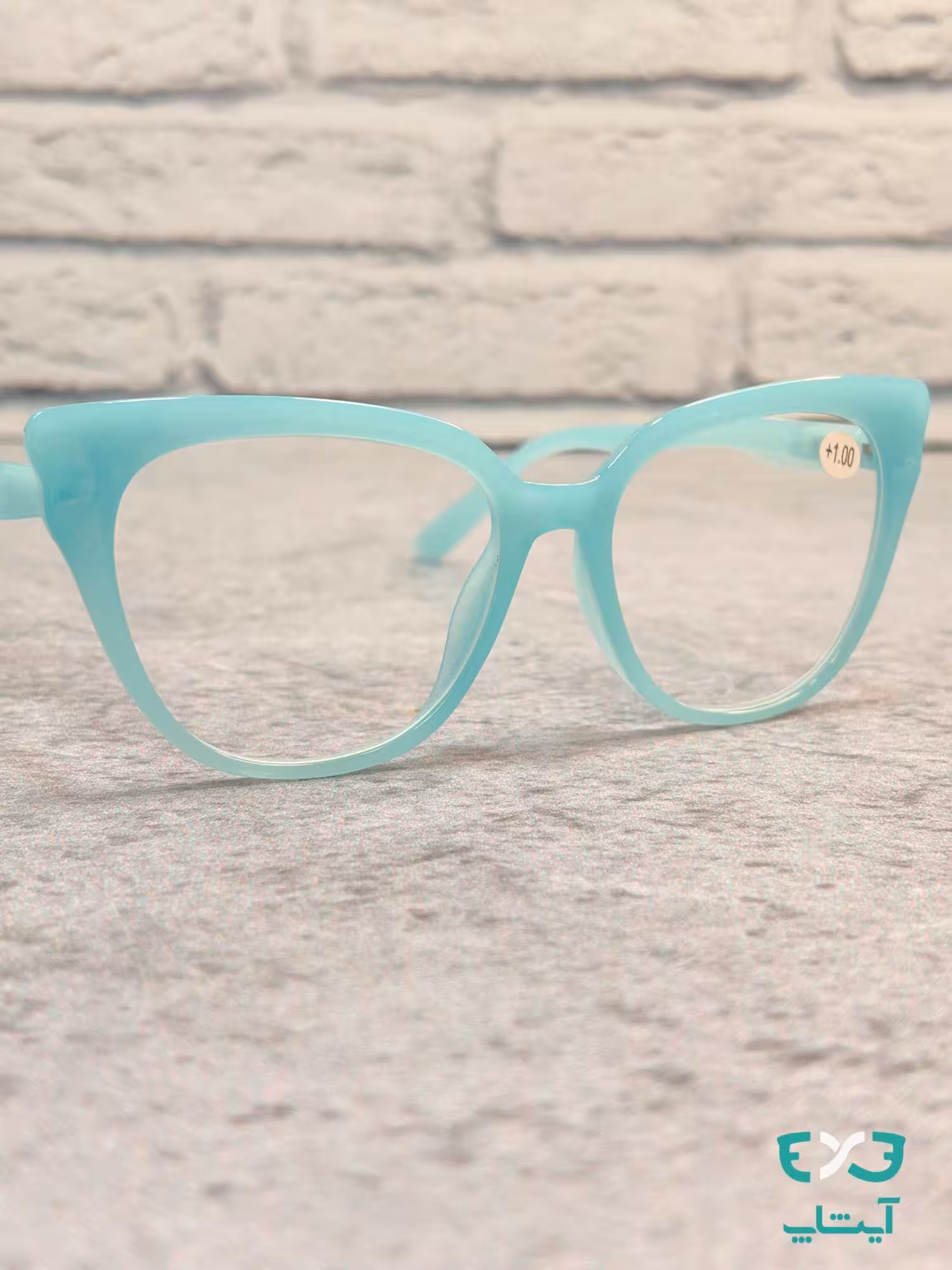 عینک مطالعه آبی پاستیلی 1.00