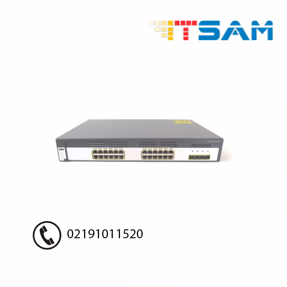 سوئیچ سیسکو CISCO WS-C3750G-24TS-S 24Port