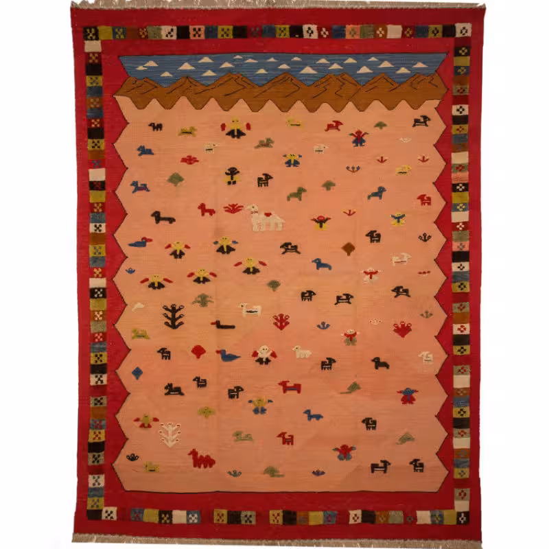 گلیم گبه دستباف کد GLG13