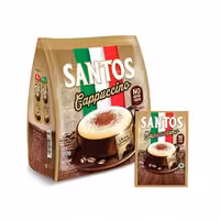 کاپوچینو بدون شکر سانتوس Santos بسته 20 عددی