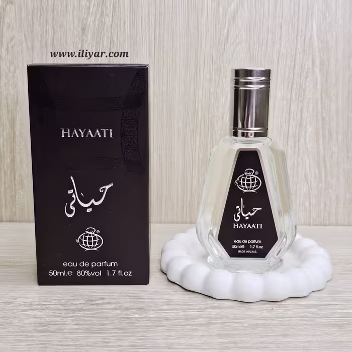 عطر ادکلن حیاتی مشکی مدل HAYAATI حجم ۵۰ میلی‌لیتر