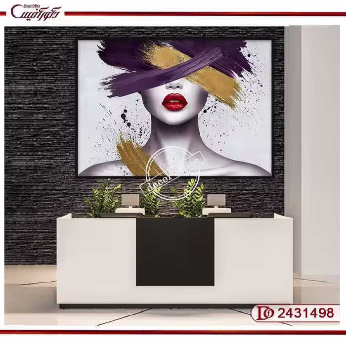 تابلوی چهره انتزاعی R2431498
