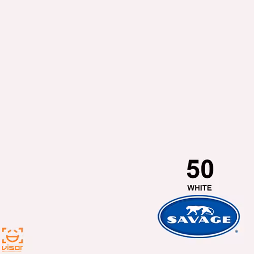 فون کاغذی سفید Savage Seamless Paper White 50