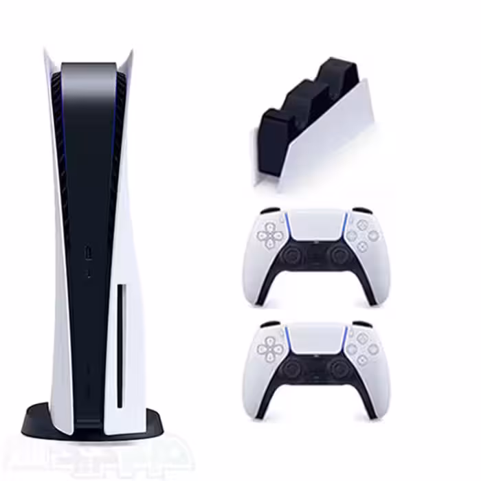 پلی استیشن 5 با درایو باندل 2 دسته به همراه پایه شارژر