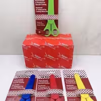 قیچی مدرسه ای خط کش دار غلاف ار