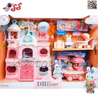 اسباب بازی قصر و خانه و بالون خرگوش سیلوانیان Sylvanian Families 6694