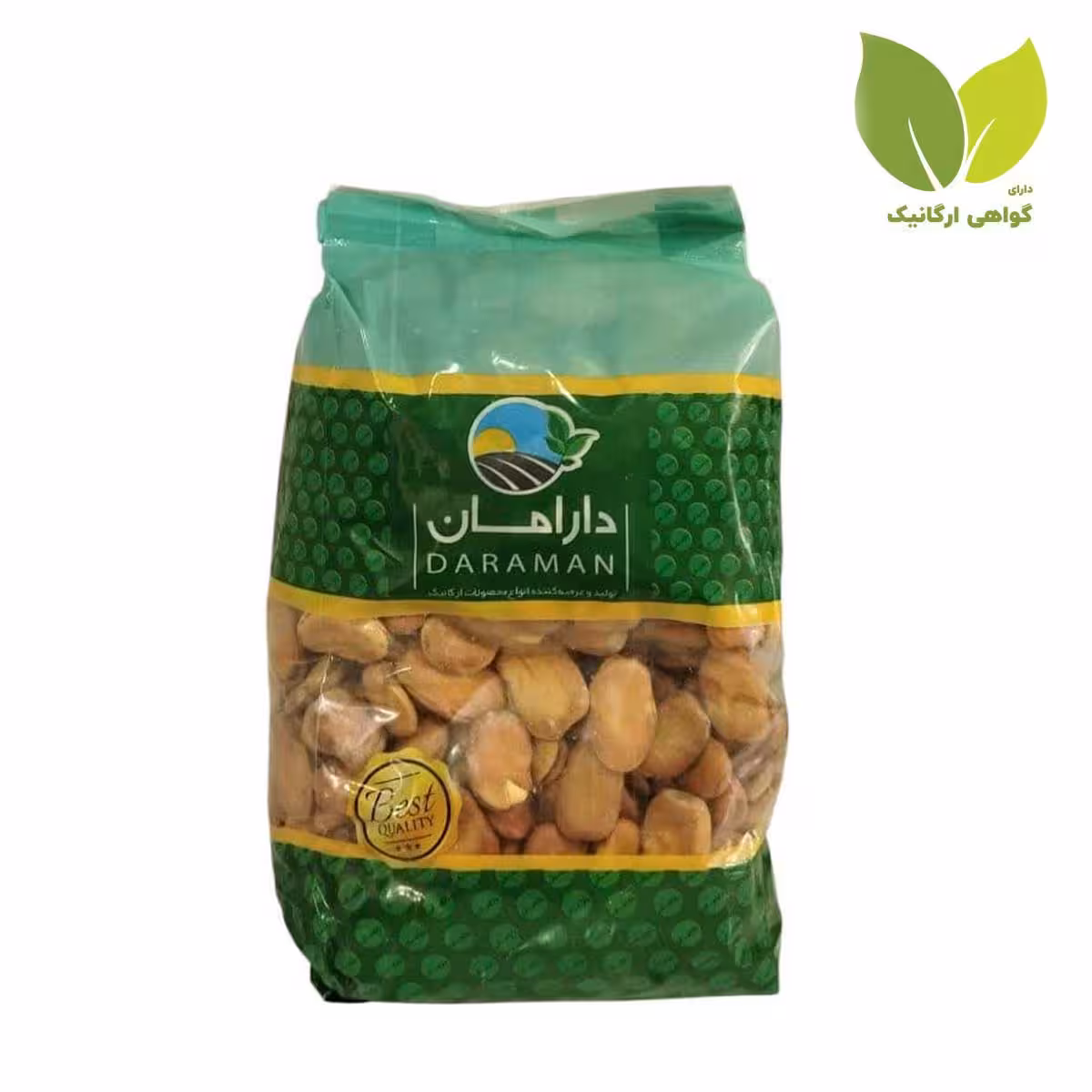 باقلا با پوست ارگانیک 800 گرم دارامانDaraman hulled broad beans 800gr