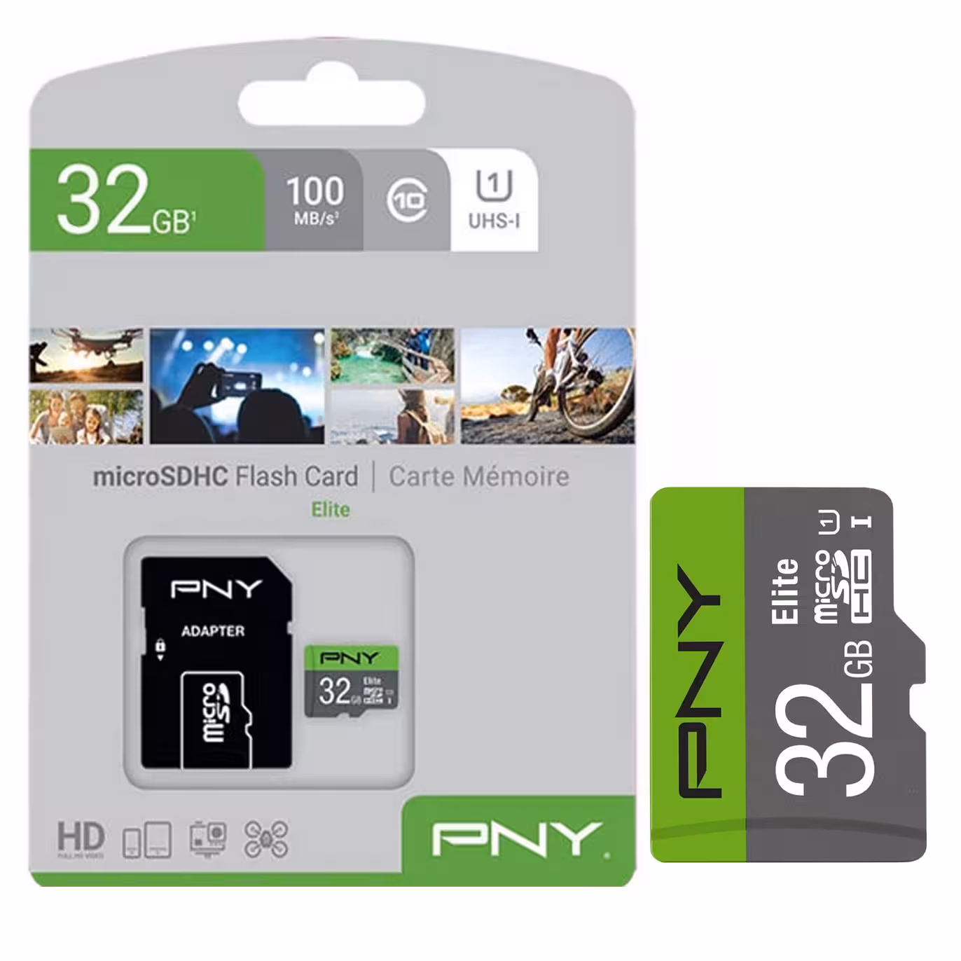 کارت حافظه 32 گیگ پی ان وای ( PNY ) مدل Elite کلاس 10 سرعت 100MB ( گیگابایت گارانتی 2ساله)