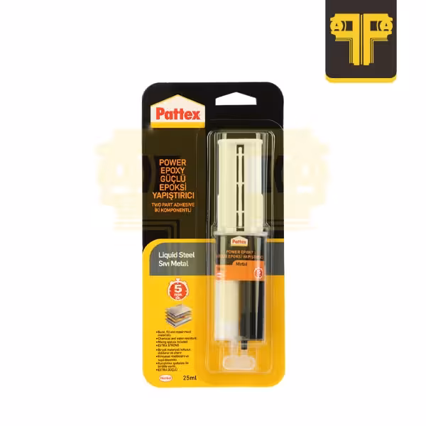 چسب اپوکسی دوقلو مات سرنگی پاتکس PATTEX Power Epoxy