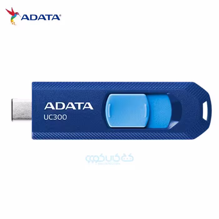 فلش مموری 128 گیگابیت با سوکت 3.2 USB-C ای دیتا UC300 آبی