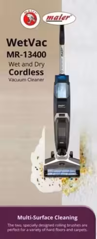 جارو بی سیم مایر مدل MR-13400 | جارو شارژی چندکاره Maier