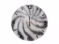 ساعت دیواری رزینی ( طرح مشکی ) قطر 40 سانتی متر