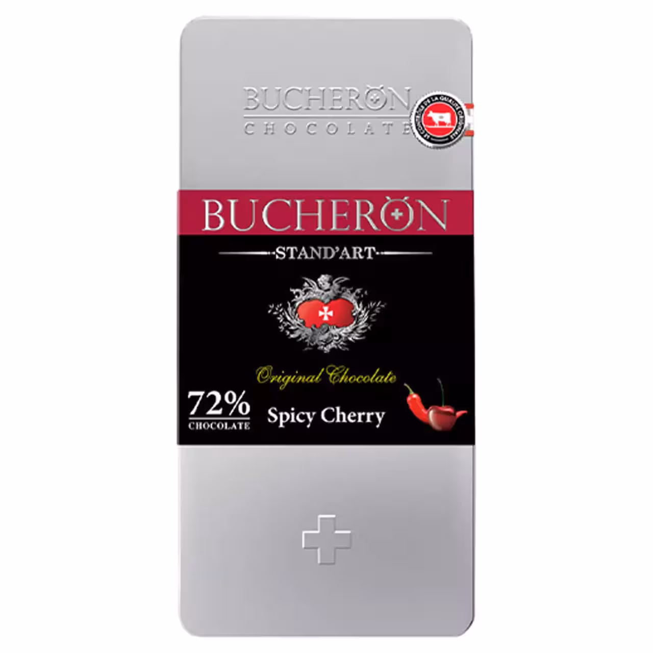 تابلت تلخ 72 درصد با طعم اسپایسی(گیلاس تند) بوچرون – 100 گرم