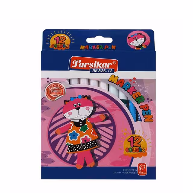 ماژیک پارسیکار مدل JM826-12 بسته 12 عددی