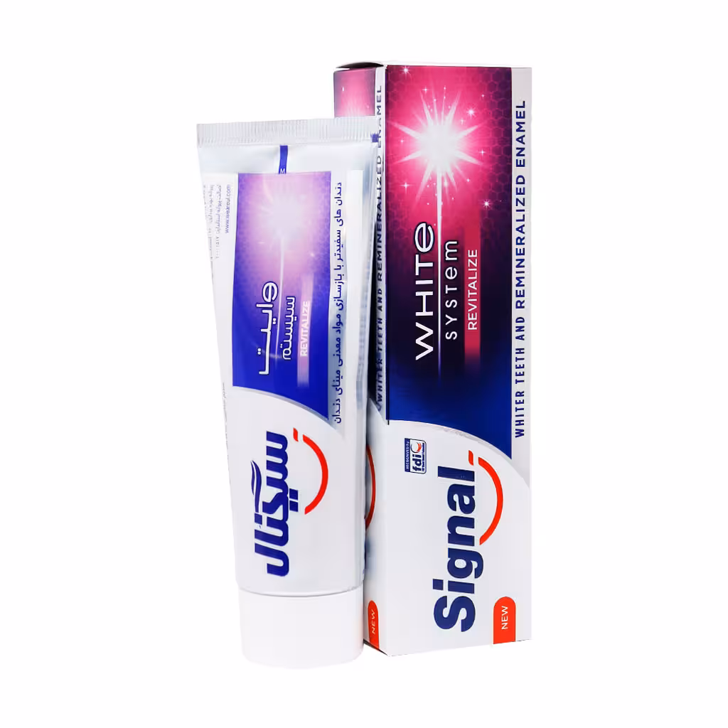 خمیر دندان سفید کننده وایت سیستم سیگنال 75 میلی لیتر