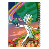 دفتر مشق کارتون ریک و مورتی