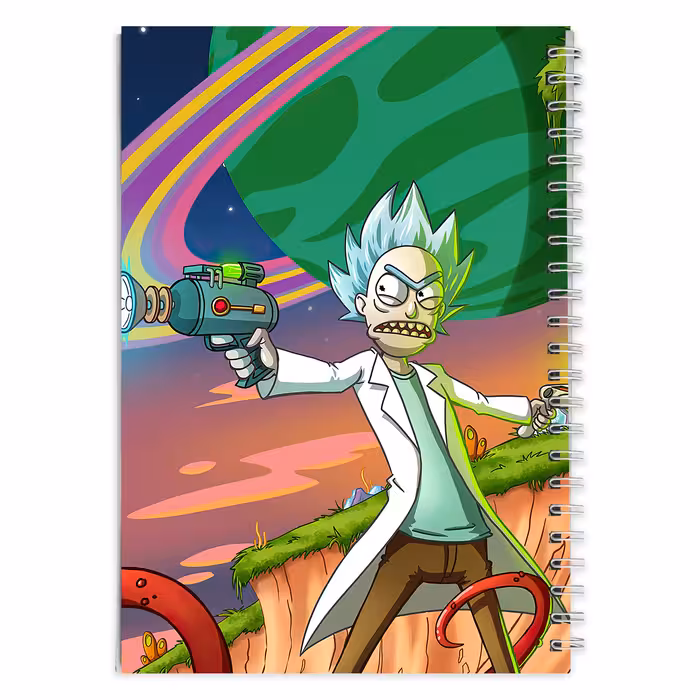 دفتر مشق کارتون ریک و مورتی