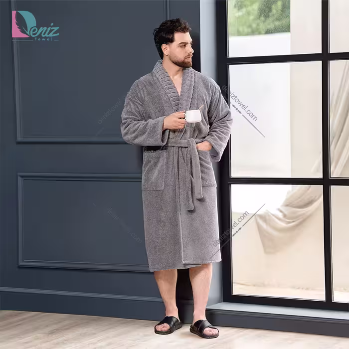 حوله تن پوش ویتو رنگ سنگی