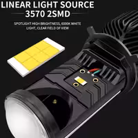 هدلایت لنزدار Y6 پایه H4