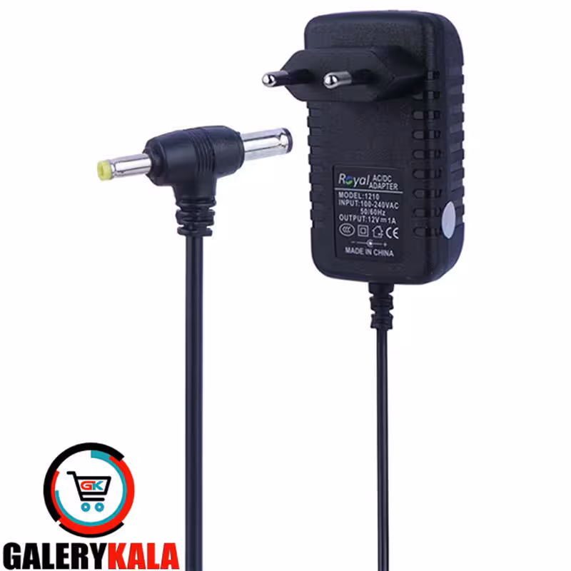 آداپتور برق 12 ولت 1 آمپر رویال مدل 1210
